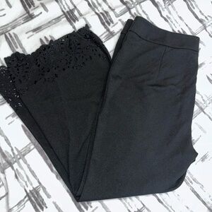 SHEIN Curve size 4XL black flare leg dress pants